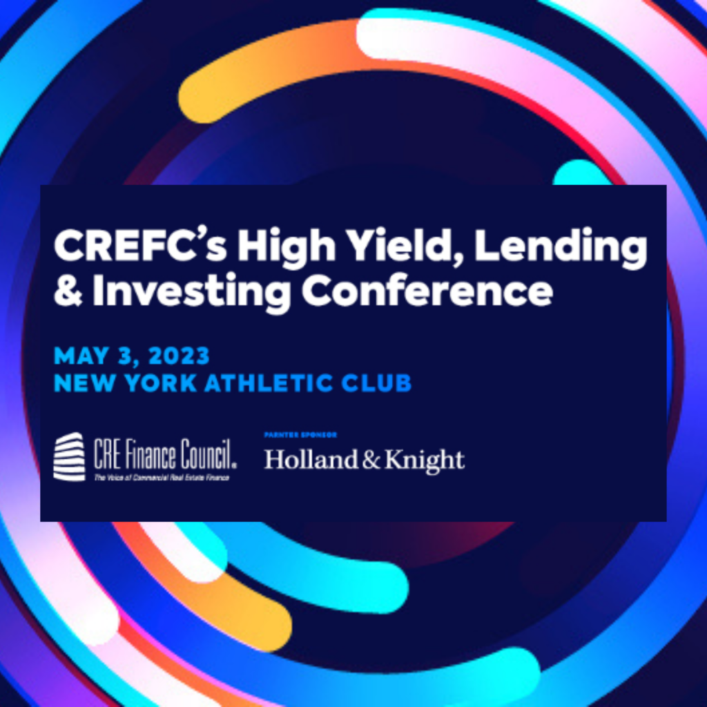 CREFC's High Yield, Lending, & Investing Conference NYC 2023 SAB CAPITAL